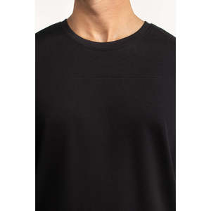 Regular Fit 100% Cotton Eco-Friendly O-Neck Short <b>Sleeve</b> <b>T</b> <b>Shirt</b> Vintage Style <b>Long</b> Length Breathable Jersey MN-TS-WS25-028 OEM - Product Image 2