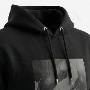 Conjunto Deportivo para Hombre con Lavado Ácido, Sudadera con Capucha Personalizada, 100% Algodón, Tejido Transpirable, Logotipo, para Correr, Actividades al Aire Libre, Gimnasio, Fitness - Product Image 4