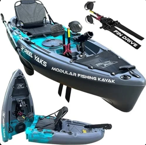 เรือคายัคตกปลาแบบโมดูลาร์ Reel Yaks Raider ราคาขายส่ง - 9.5 ฟุต น้ำหนักเบา ของแท้ - Product Image 1