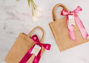 Meilleures ventes de sacs en jute à logo imprimé personnalisé avec poignée en toile de jute Ligne de textiles et de produits en cuir à haute capacité - Product Image 4