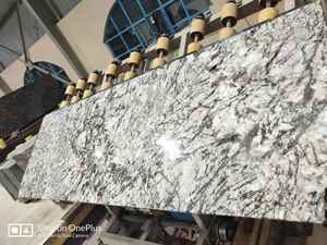 แผ่นหินแกรนิตสีขาวและกระเบื้องเคลือบเงาสำหรับเคาน์เตอร์และวิลล่าจากอินเดียการออกแบบที่ทันสมัย - Product Image 3