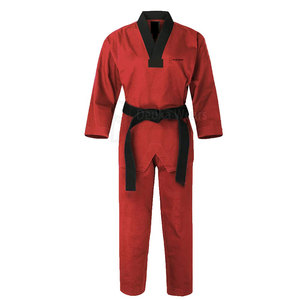 OEM Custom Size V‑Neck Printed Taekwondo Uniform Custom For Adults Polyester/Cotton Breathable Fabric Taekwondo Uniform Sets - Product Image 5