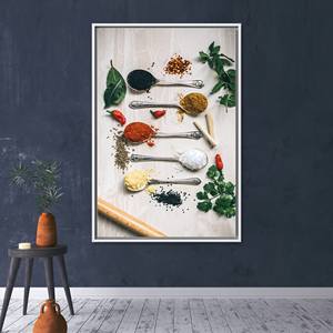 Printed <b>Canvas</b> Artwork: Modern Wall Art for Room Decor,White <b>Framed</b> - Product Image 1