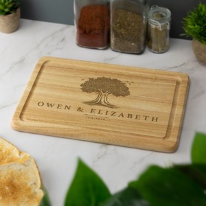 Tabla de Cortar de Madera y Resina de 13 Pulgadas, Venta Caliente, MOQ Bajo, con Logotipo y Diseño Personalizados, para Cortar en la Cocina - Product Image 1