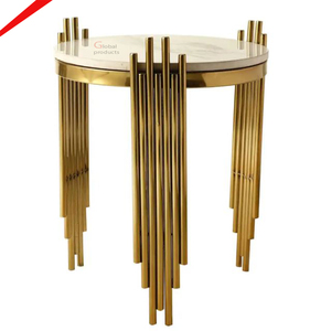 Mesa de Centro Redonda con Acabado Plateado, la Más Vendida del 2026, para Sala de Estar - Product Image 2