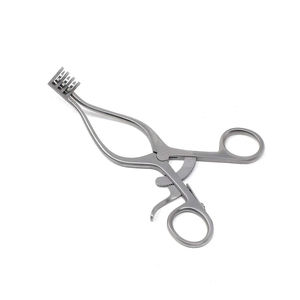 Mollison Mastoid Retractor 4x4 Dientes afilados 19mm de ancho X 12mm de profundidad 165mm de longitud Mollison Mastoid Retractor Instrumento quirúrgico - Product Image 1