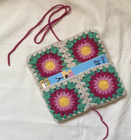 Housse de livre en coton crocheté faite à la main - Housses de protection élégantes et durables pour livres, journaux, cahiers par Acki