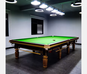 READY TO GO Solid Wood Pool Table Luxury <b>Snooker</b> <b>Billiard</b> Cue Slate Cushion Entertainment Accessory - Product Image 1