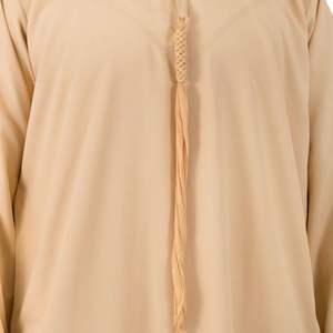 พรีเมี่ยม emirati thobe sandluxury kandura เสื้อผ้าอาหรับแบบดั้งเดิม jubba นุ่มและระบายอากาศได้ดีทันสมัย - Product Image 4