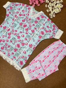 NEW DESIGNER PARTY WEAR HEAVY MASLIN BAGGY <b>TOP</b> - Product Image 6