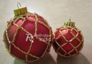 Qualité et conception Standard de couverture de boule de perles de noël fournisseur en vrac et fabrication par réfractex inde fabriqué en inde pour le meilleur Qu - Product Image 5