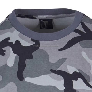 เสื้อยืดลายพรางแบบยูนิเซ็กซ์ ทรงโอเวอร์ไซส์ สไตล์สตรีทแวร์ ผ้าฝ้าย คอกลม ลำลอง ทรงหลวม แขนสั้น - Product Image 5