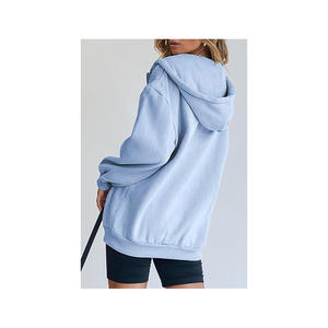 Ensembles surdimensionnés de jogging décontracté en coton de haute qualité avec logo personnalisé pour hommes ensemble de sweat à capuche uni avec cordon de serrage - Product Image 2