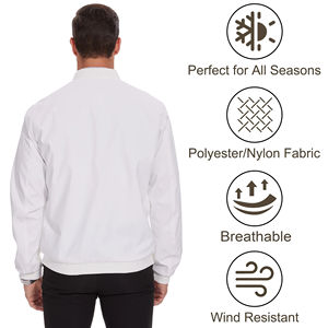 Blouson aviateur en satin personnalisé pour hommes de haute qualité avec manches en duvet et en cuir de laine-Livraison aérienne disponible - Product Image 3