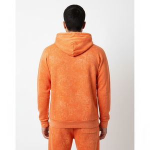 Men Winter 2-Piece Hooded Tracksuit Set 100% Cotton Quick Dry Streetwear Gym Workout Training Joggers Casual Daily Wear - Product Image 4