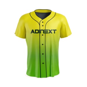 Vente en gros 100% maillot de baseball en maille de polyester vêtements de sport respirants à sublimation personnalisée style de chemise vierge bon marché pour softball - Product Image 6