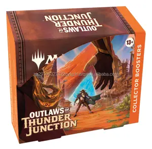 Penjualan baru asli dalam ruangan aktivitas Kolektor kotak Booster Outlaw of Thunder Junction OTJ mtg-magic: pertemuan