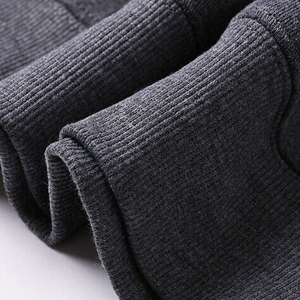 Pull-over à capuche pour hommes 100% coton personnalisé poids lourd surdimensionné uni motif solide hiver imprimé col à capuche brodé - Product Image 6