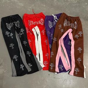 <b>Wholesale</b> Acid Wash <b>Sweatpants</b> High Quality Men's <b>Sweatpants</b> With Pockets Custom Logo Sweat Pants for Men - Product Image 1