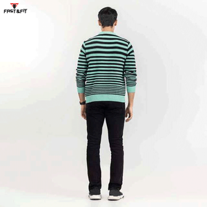 Prix de gros, arrivée hivernale, pull à manches longues respirant personnalisé, séchage rapide, anti-boulochage, anti-rides, tricot vintage sur le devant - Product Image 3