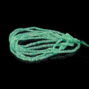 Lustre zambien émeraude irrégulière Ronelle perles 3mm vert pendentif en vrac avec certificat CNAS pour la fabrication de bijoux - Product Image 2