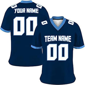 Camiseta de fútbol americano personalizada de alta calidad, uniforme de fútbol de campo estirable por sublimación personalizada - Product Image 4