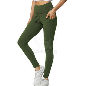 เลกกิ้งเอวยางยืดสำหรับผู้หญิงเลกกิ้งเล่นโยคะบริการยิม - Product Image 3