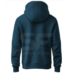 Sudadera con capucha para hombre, mezcla de algodón, tela cálida, perfecta para ropa informal de invierno y gimnasio, Sudadera ligera para hombre - Product Image 2