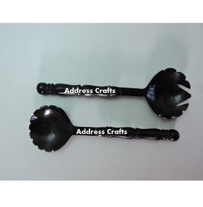 Luxury Design Buffalo Horn Spoon <b>Salad</b> Server <b>Salad</b> <b>Tool</b> For Serving <b>Salad</b> Kitchen <b>Tools</b> For Home Hotel Spoon Set Handmade - Product Image 1