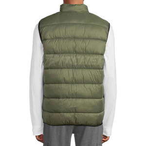 Gilet matelassé pour homme 2025, col montant, élégant, léger, imperméable, coupe-vent, chaud, pour superposition et activités de plein air - Product Image 2