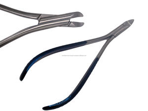 Alicates cortadores de ligaduras ortodónticas manuales con inserto de carburo de tungsteno para corte de alambre en extremo distal, Dental World Precision Surgical - Product Image 5