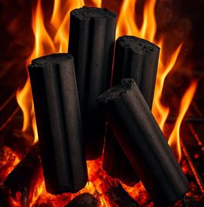 Briquettes de barbecue inodores de haute qualité charbon de bois de noix de coco à haute température brûlant propre 5-6 heures fabriqué à la machine à bas prix fourni - Product Image 2