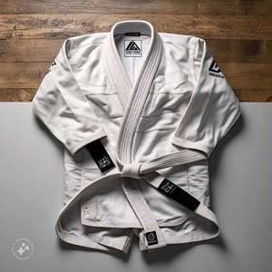 Jitsu bjitsu GI เข็มขัดผ้าฝ้ายบราซิลออกแบบโลโก้ได้ตามต้องการเครื่องแบบศิลปะการต่อสู้ใส่ได้ทั้งชายและหญิง - Product Image 3