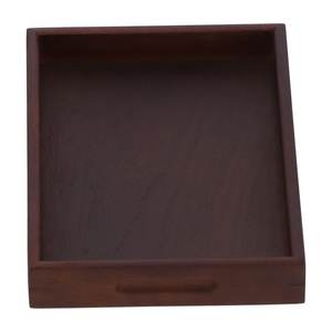 Plateau de service à thé rond Offre Spéciale de haute qualité fournitures plateau de service en bois massif personnalisé plateau en bois d'acacia carré de haute qualité - Product Image 5