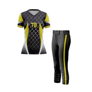 Uniforme de softball léger et respirant, grande taille, avec couleurs et tailles personnalisées, haute qualité, pour femmes adultes - Product Image 1