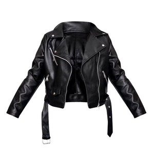 Nuevo diseño de chaqueta de cuero genuino para mujer de alta calidad chaqueta de cuero para mujer para la venta - Product Image 1
