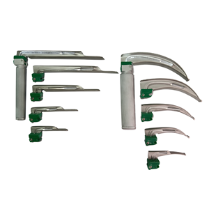 Juego de laringoscopio 2 asas y 10 cuchillas Kit de acero inoxidable - Product Image 2