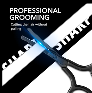 Outils de beauté de ciseaux à sourcils et à cils en acier inoxydable noir de haute qualité avec lame incurvée et tranchante - Product Image 6