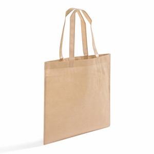 EcoFriendly Promo Durable Non Woven Tote <b>Bag</b> Medium <b>Long</b> Fabric PP Letter Screen Printing Recyclable for Daily Use Advertising - Product Image 4