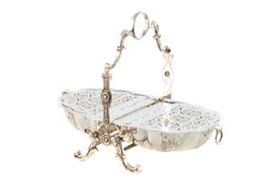 Caja para Galletas Plegable, Aislada y Apta para Calentar al Vapor, Plateada, Diseño Art Deco, Plato para Servir en Hoteles, Bodas y Hogar - Product Image 5