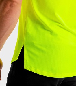 Vêtements de sport pour hommes Gym Fitness T Shirt 4- Way Stretchy Core Mesh T-Shirt Raglan Sleeve Activewear T-shirt Pour Hommes - Product Image 3