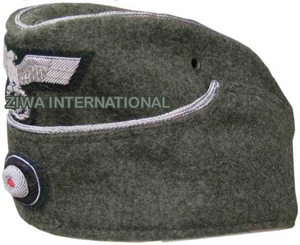 Gorra Kepi Alemana de la Segunda Guerra Mundial, Visera Marrón Tropical de la Luftwaffe con Insignia - Product Image 5
