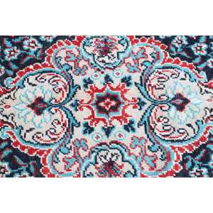 5x9.7 ft Vintage Rug, <b>Red</b> Floral Turkish Rug <b>Wool</b> - Product Image 5