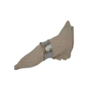 Porte-serviettes en métal en forme de feuille Idéal pour la maison et le restaurant Vaisselle Décoratif Design frais Rond de serviette - Product Image 3