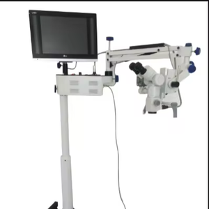 MICROSCOPE CHIRURGICAL DENTABLE INCLINABLE 5 ÉTAPES AVEC RÉPARTITEUR DE FAISCEAU, CAMÉRA HD, TV LED ..... - Product Image 1