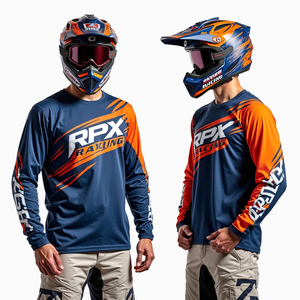 Camiseta de Carreras de Manga Larga Personalizada para Hombre, Transpirable, para Motocicleta, ATV, Deportes, para KTM, Ropa de Motociclismo y Automovilismo - Product Image 5