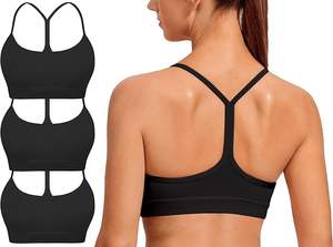 La mejor calidad Fitness Sport Bra Pakistan Made Nuevo diseño Gym Wear Transpirable Sports Women Bra - Product Image 2