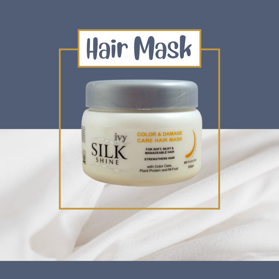มาส์กผมเพื่อการดูแลที่มีสีและความเสียหาย