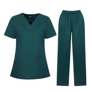 Ensemble d'uniformes d'infirmière OEM, uniformes d'hôpital respirants, manches courtes, tissu en tricot extensible, personnalisable - Product Image 2