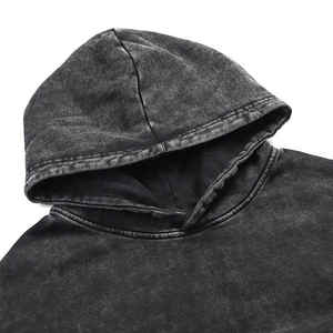 Wholesale Custom Made Heavyweight Wash <b>Hoodie</b> Men's 100% Cotton Streetwear 2025 <b>Oversized</b> Acid Washed <b>Hoodie</b> - Product Image 6